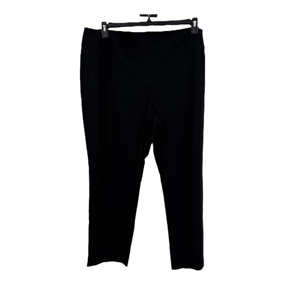Nic + Zoe pants black Wonderstretch straight black size 24W F0738 - Picture 1 of 5